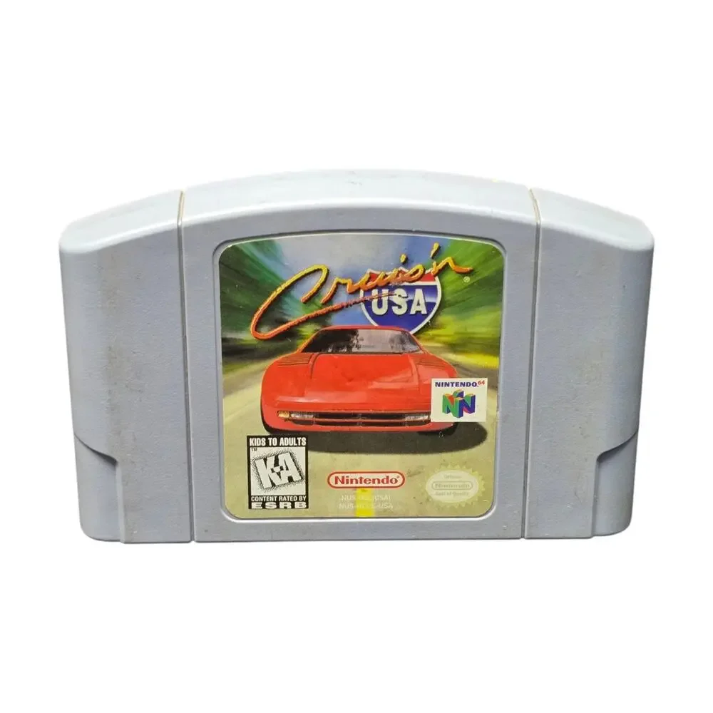 Cruis'n USA Nintendo Game N64 Gaming Cartridge